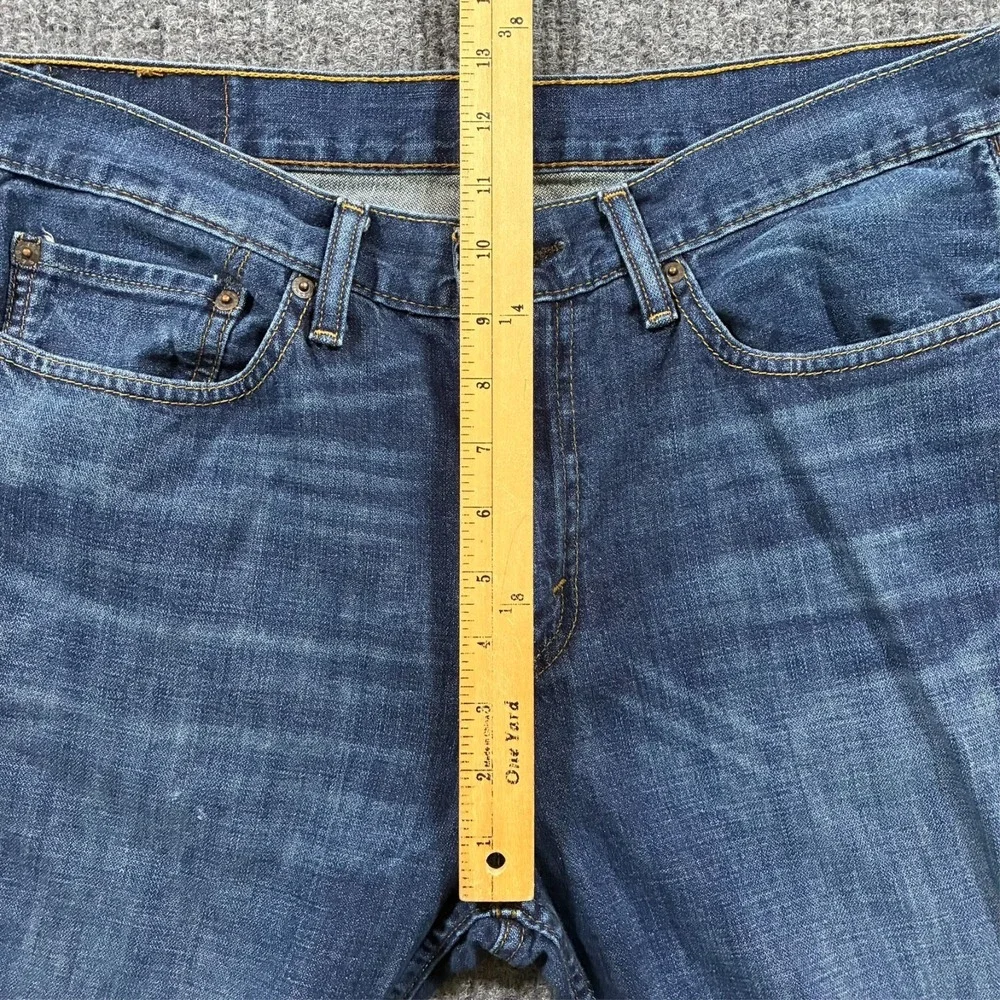 Levis 514 Mens Straight Leg Jeans Size 34x30 Blue Denim Cotton‎ Mid Rise